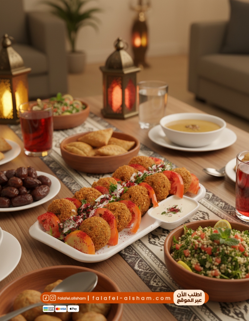 وجبات مدرسية صحية من فلافل الشام